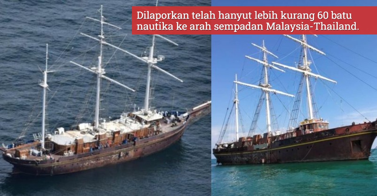 kapal layar hanyut langkawi