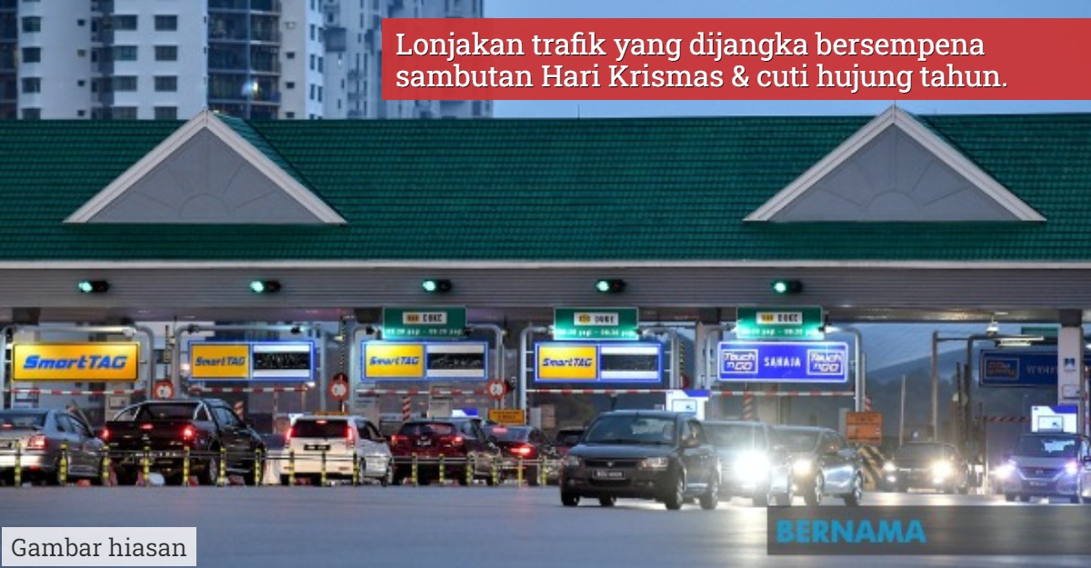 lonjakan trafik