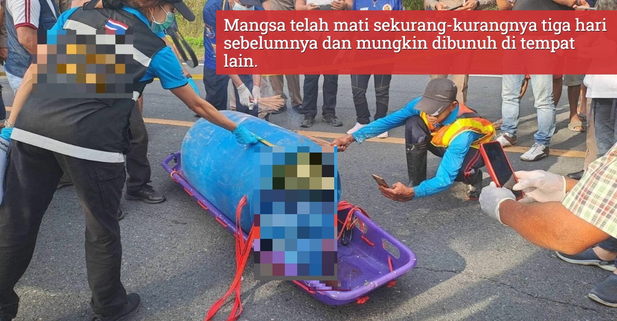 mayat wanita dibuang dalam tong sampah