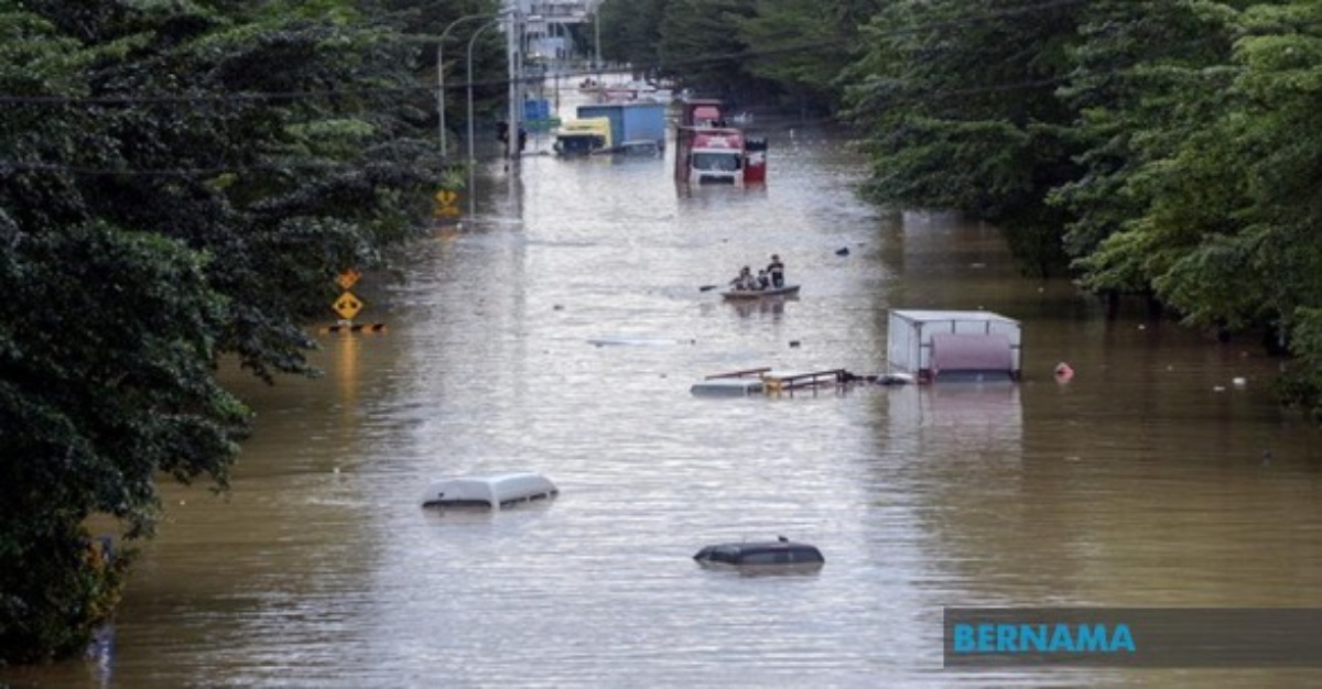 longkang tersumbat punca banjir