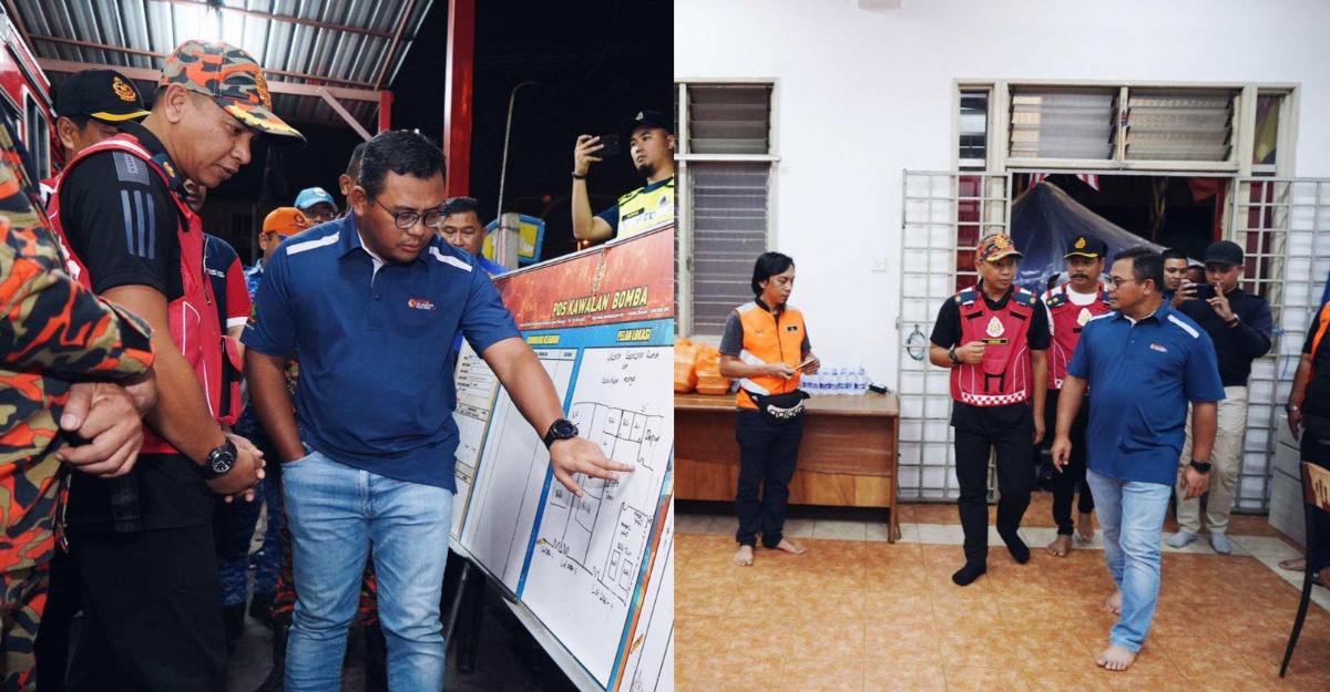 Keluarga Terlibat Kebakaran Di Kampung Simpang Tiga Gombak Diberi Sumbangan
