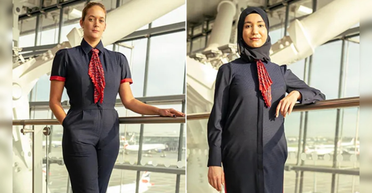seragam baharu british airways