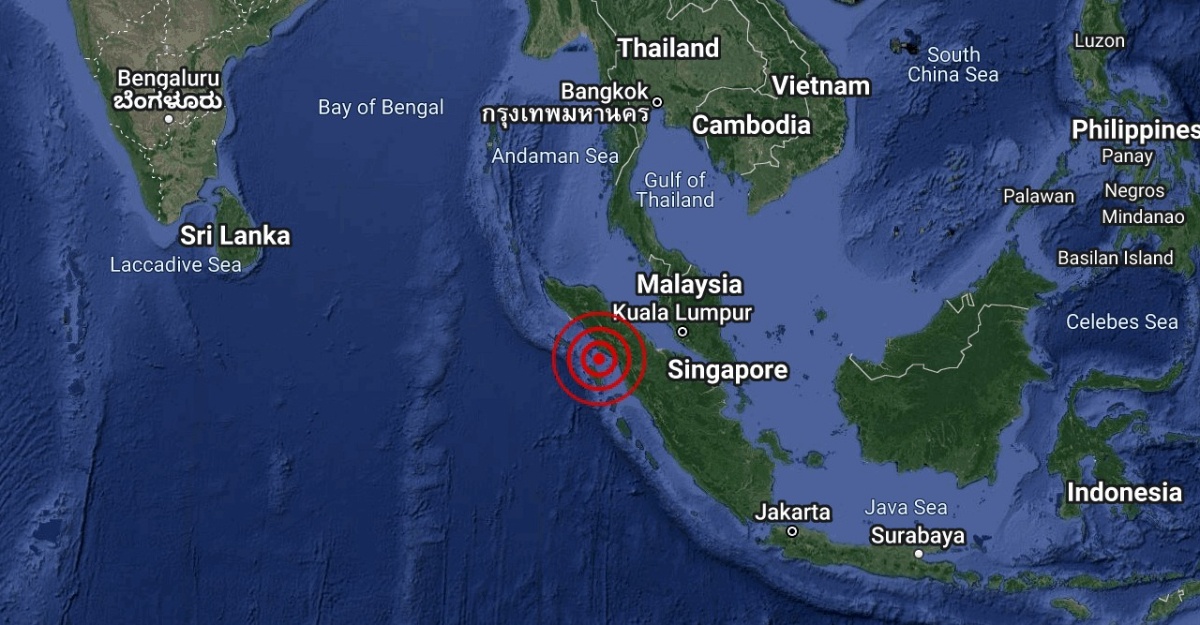 gempa bumi kuat utara sumatera indonesia