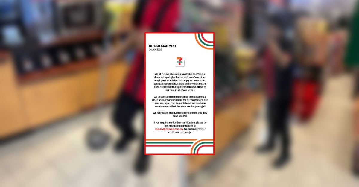 pekerja 7-eleven mop ketuhar