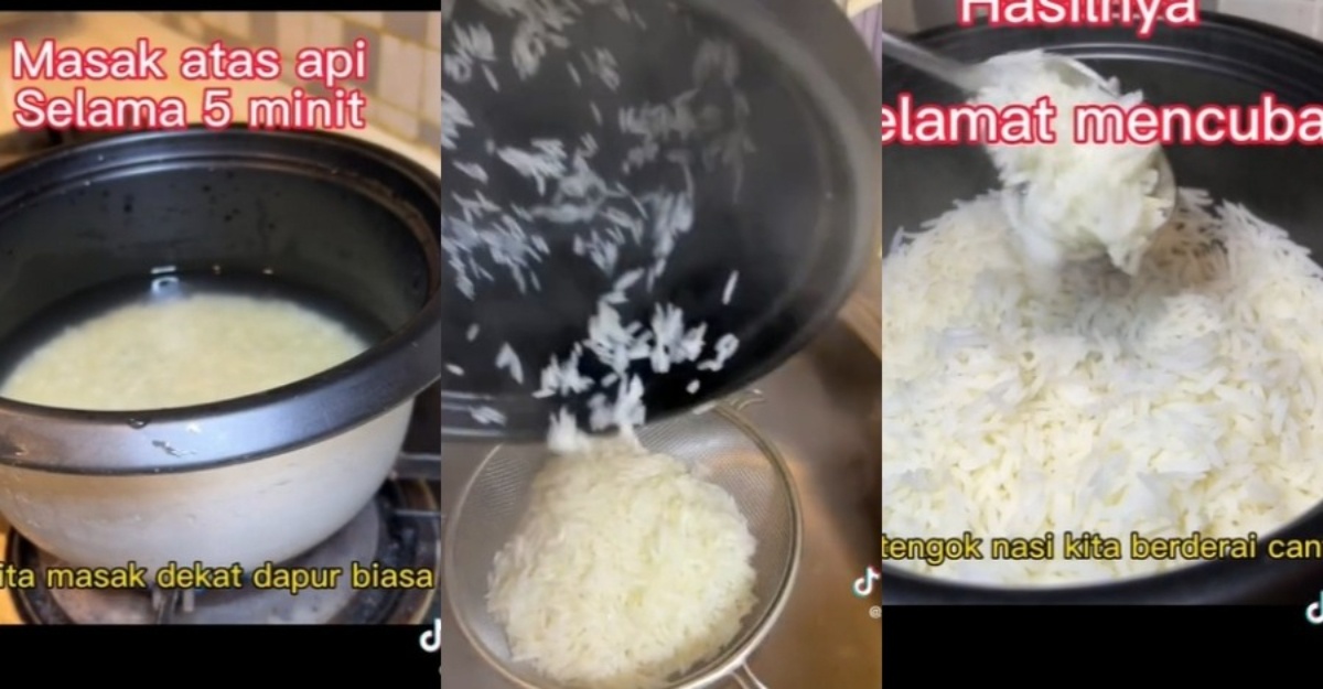 Buang Kanji Dalam Nasi Dan Cara Masak Jadi Cantik