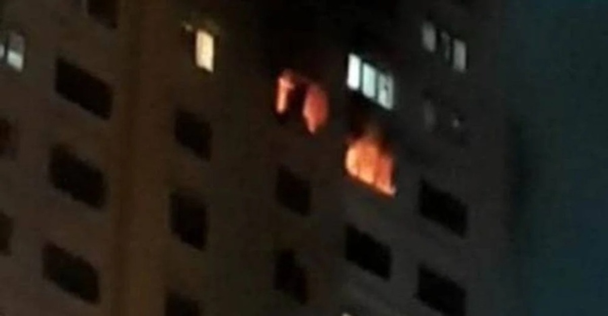 Unit Pangsapuri Terbakar