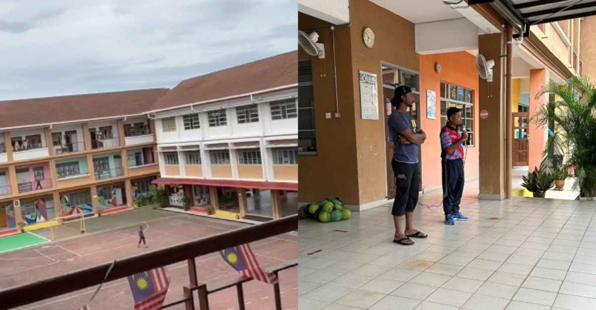 tular lelaki mengamuk di sekolah
