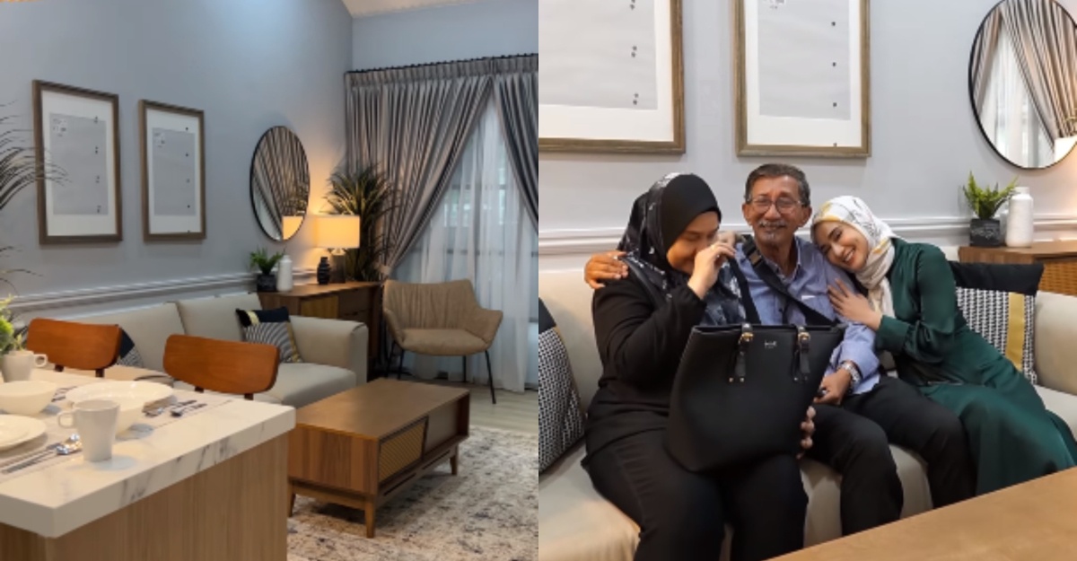 wawa hadiahkan rumah untuk ibu bapa
