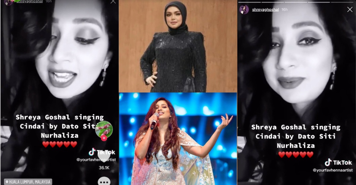 Shreya Ghoshal Nyanyi Lagu Cindai