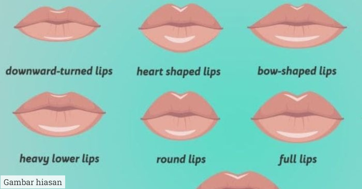 rahsia bentuk bibir