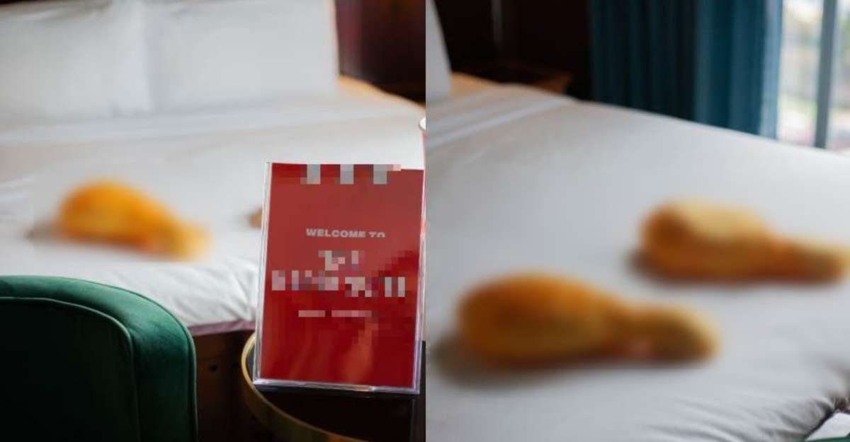 ayam kfc atas katil hotel