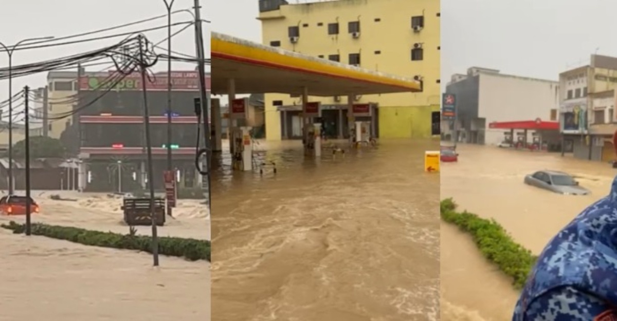 banjir teruk segamat