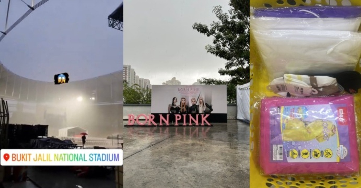 konsert blackpink malaysia hujan