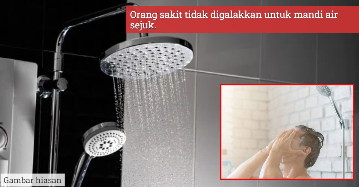 Mandi Air panas atau sejuk