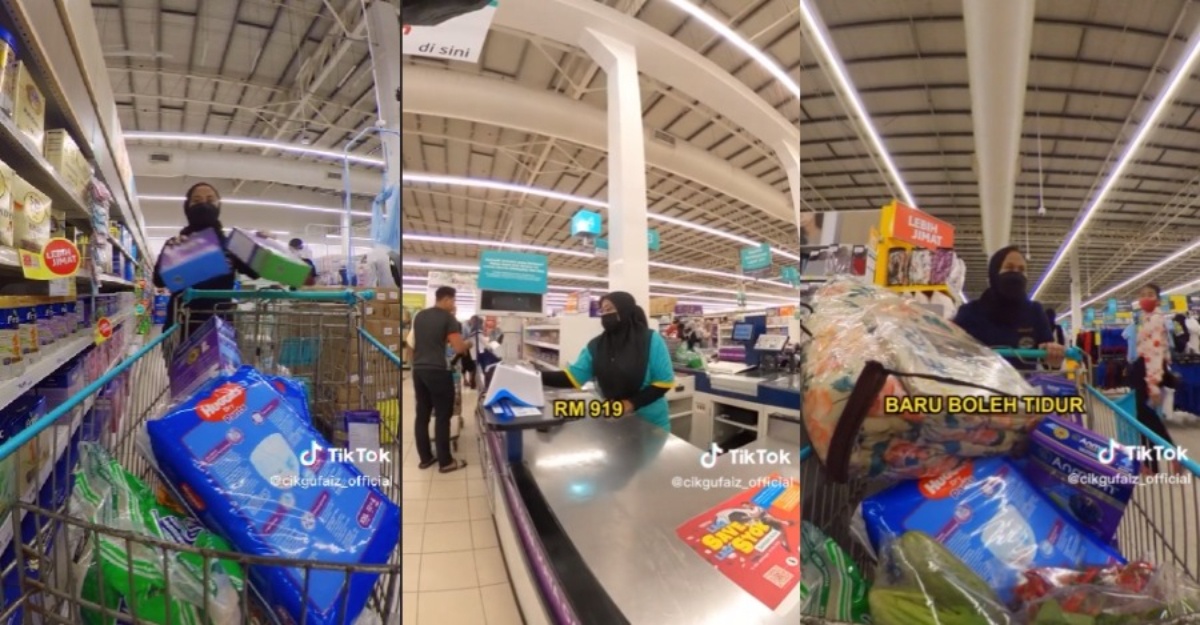 cikgu belanja wanita barang keperluan
