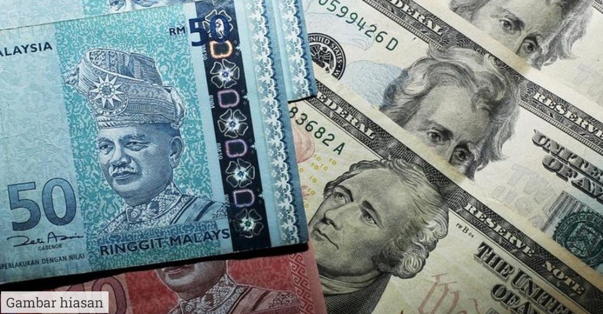 ringgit ditutup rendah tiga hari