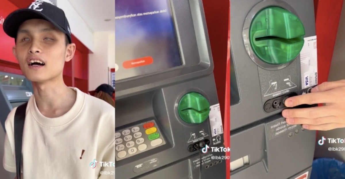 cara guna atm bersuara