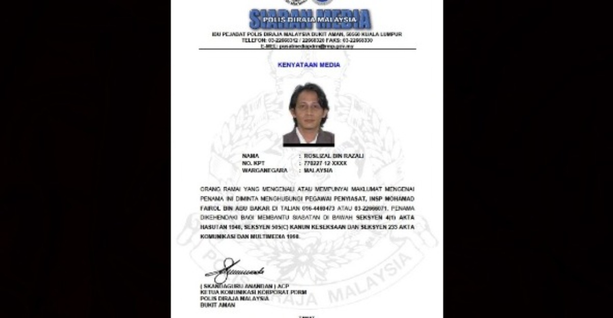 polis roslizal razali