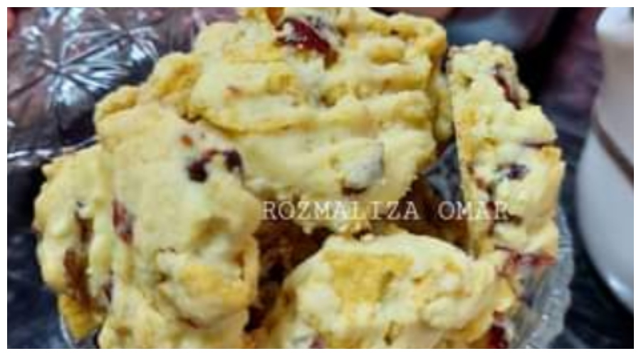 resepi biskut cornflakes