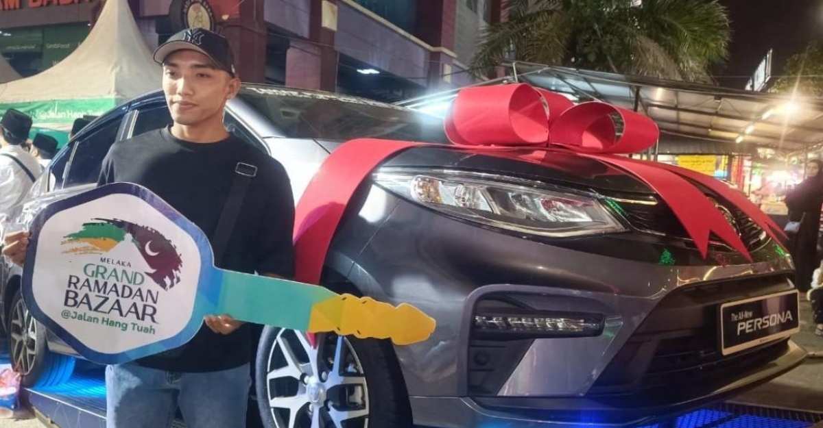 menang kereta belanja keluarga aidilfitri