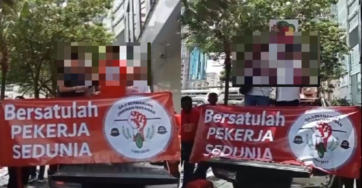 polis perhimpunan 1 mei