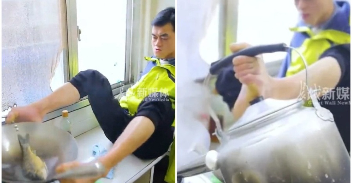 lelaki oku buat kerja rumah