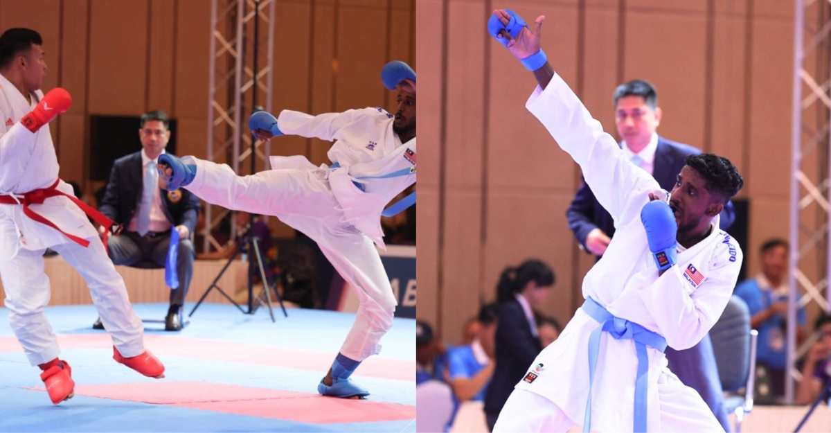 Sureeya Sankar Sharmendran Karate emas
