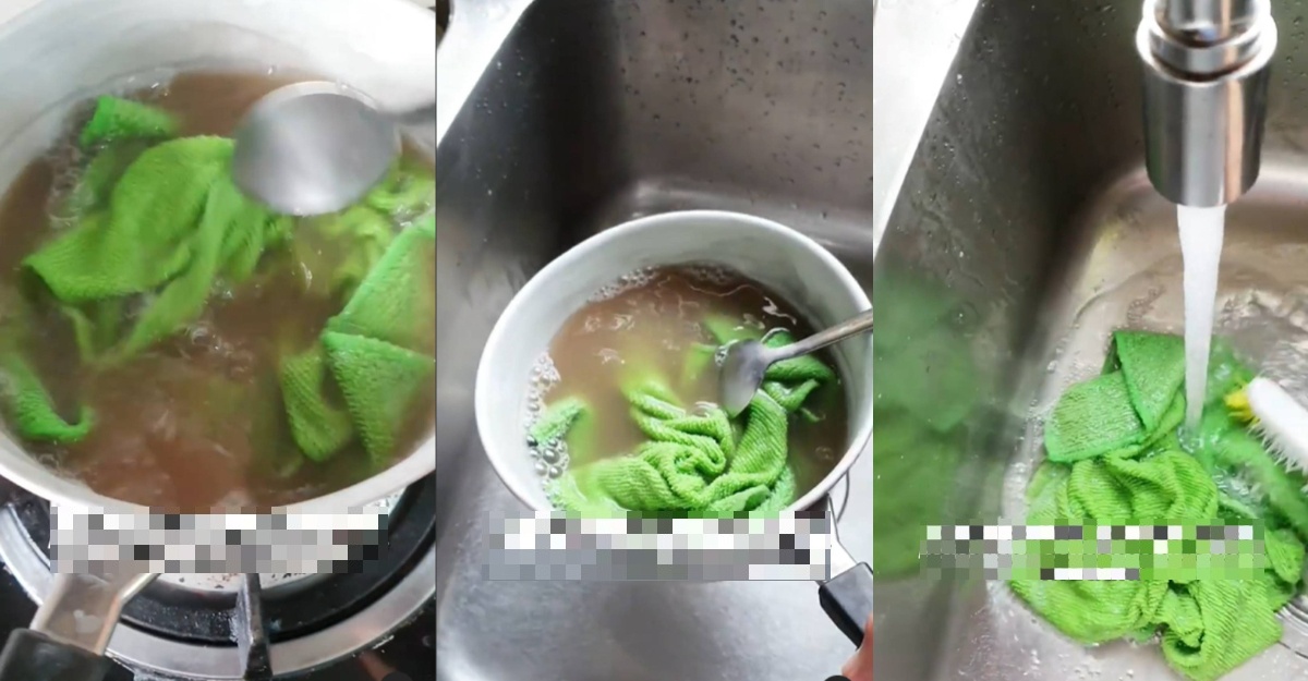 cara hilangkan kotoran kain buruk