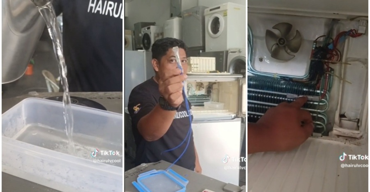air panas peti sejuk