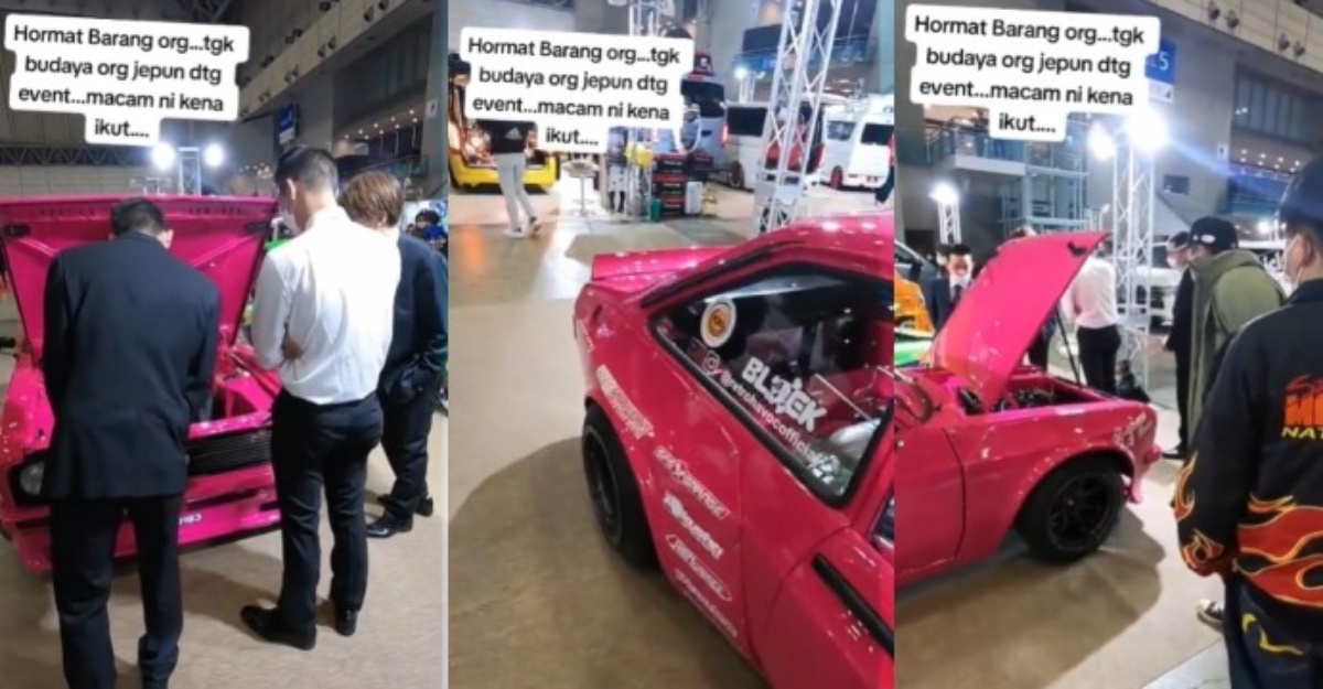 rakyat jepun pameran kereta