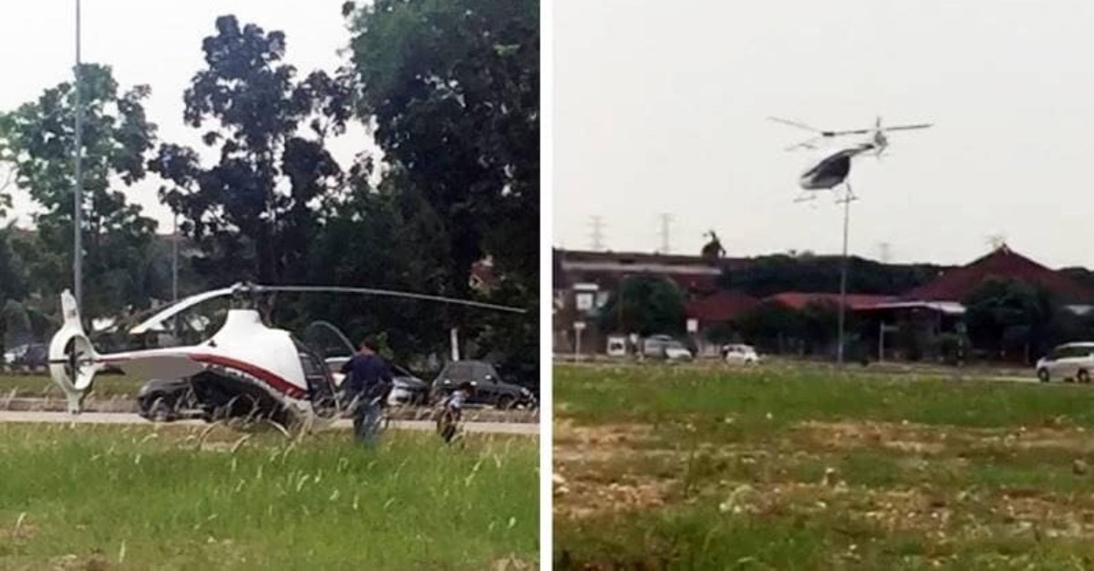 pelajar helikopter CAAM