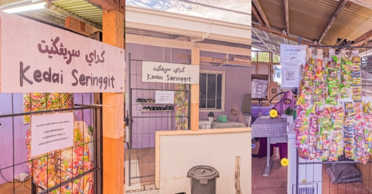 kedai seringgit adik autisme berniaga
