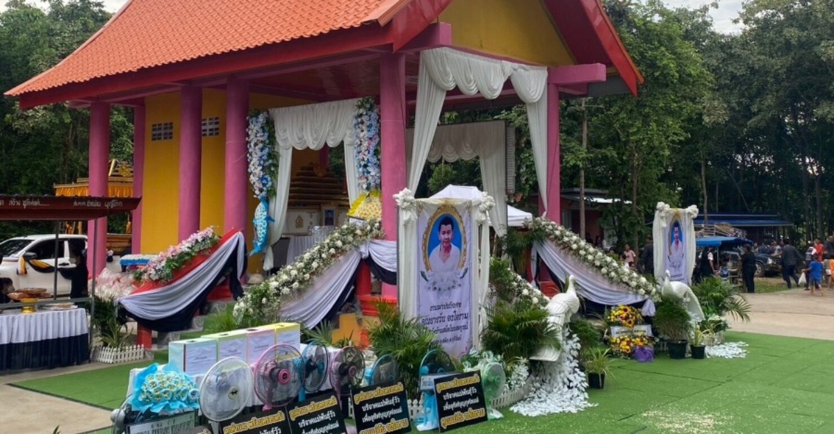tetamu majlis pengebumian dapat hadiah