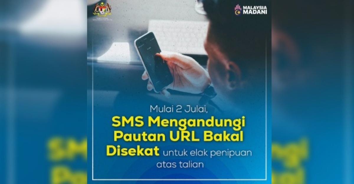Penghantaran SMS Bersama URL Mulai Disekat Pada 2 Julai