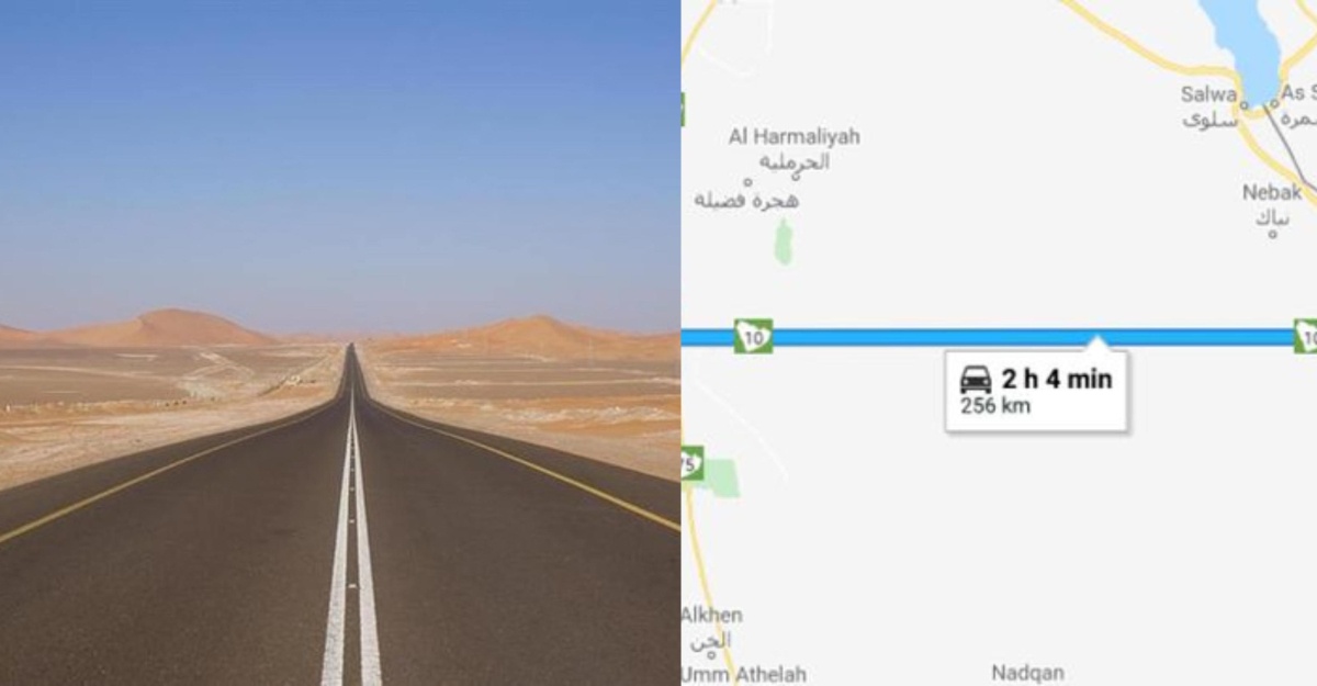 "highway" paling lurus