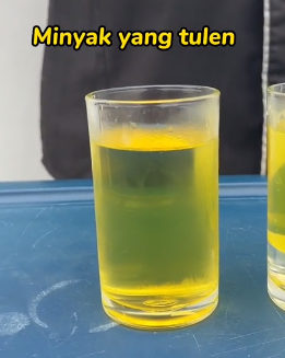 kandungan minyak air tangki