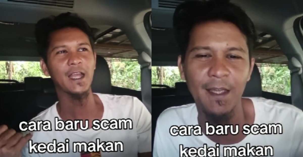 scammer pelanggan kedai makan