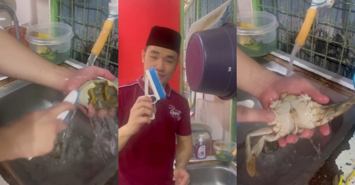 cara bersihkan ketam betul