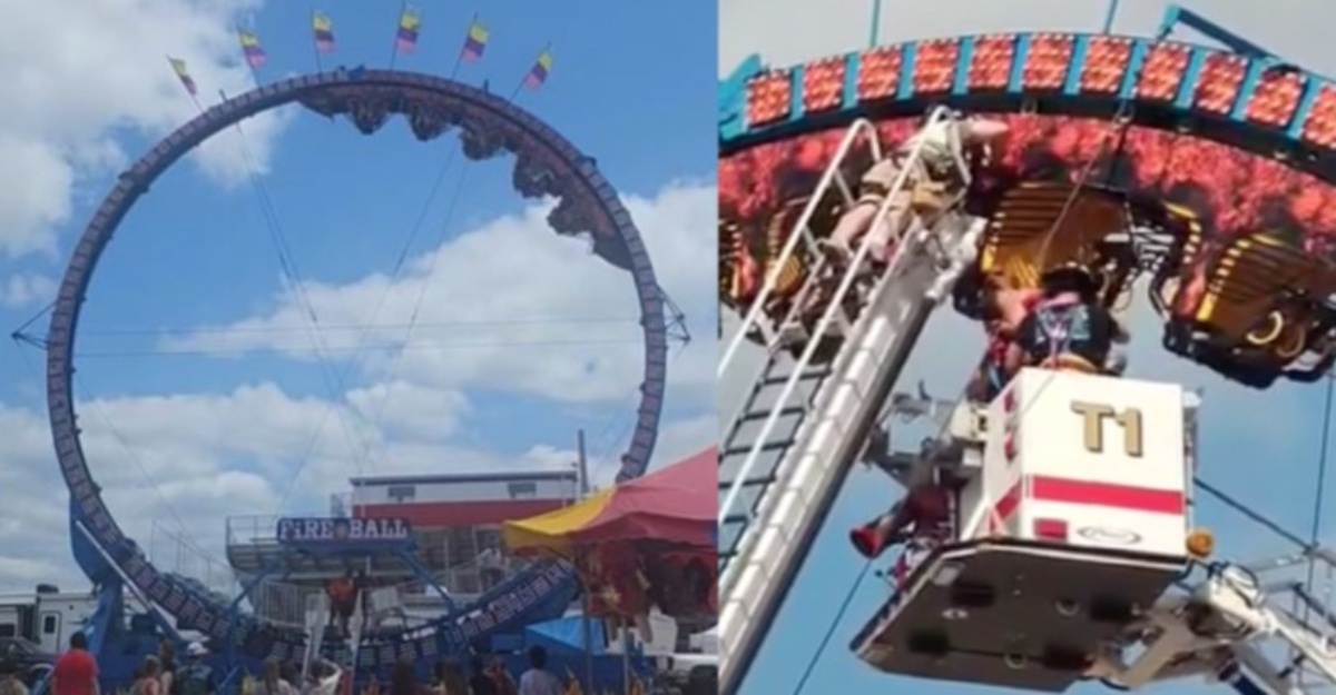 Roller coaster tergantung tiga jam