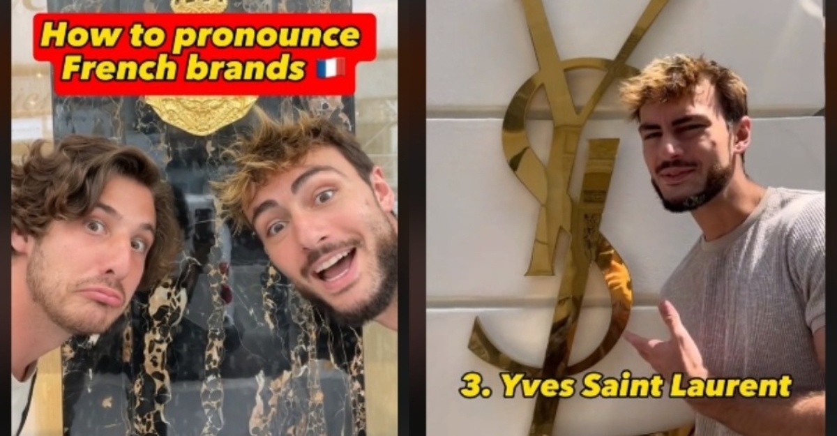 cara betul sebut brand perancis