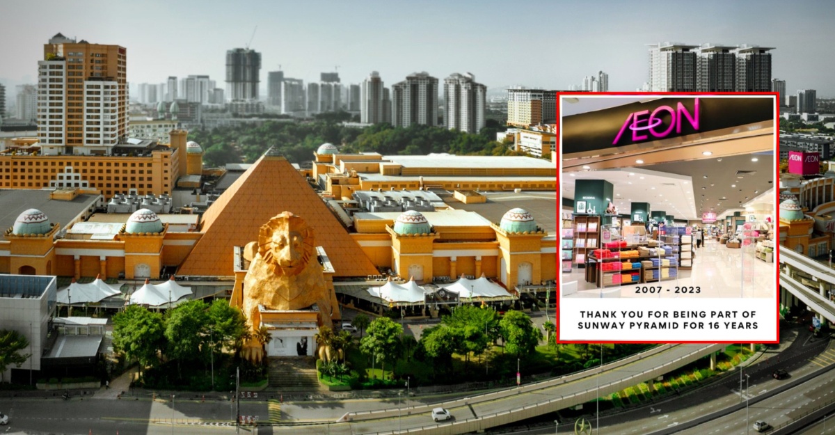 aeon sunway pyramid tutup