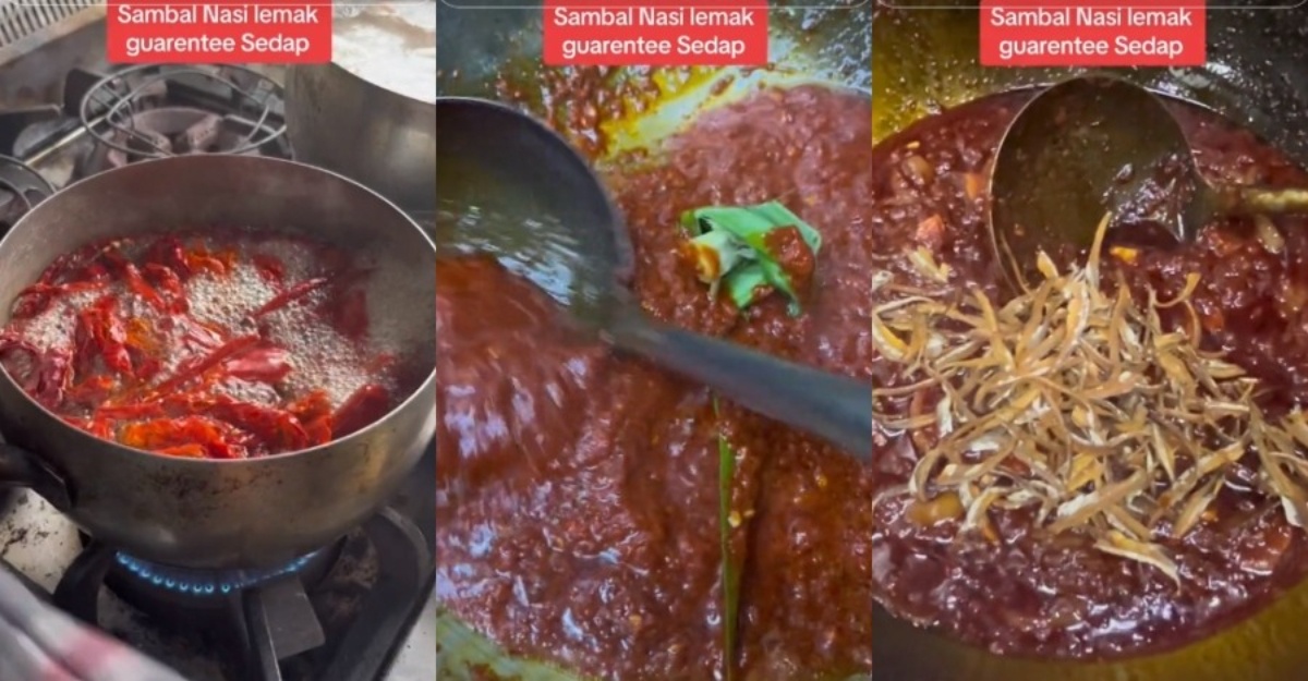 rahsia buat sambal nasi lemak sedap
