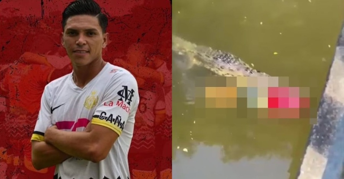 Pemain bola sepak Costa Rica dibaham buaya