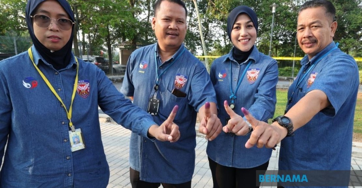 PRN: Cuaca Cerah Di Kebanyakan Lokasi Pusat Pengundian Awal Pagi Ini