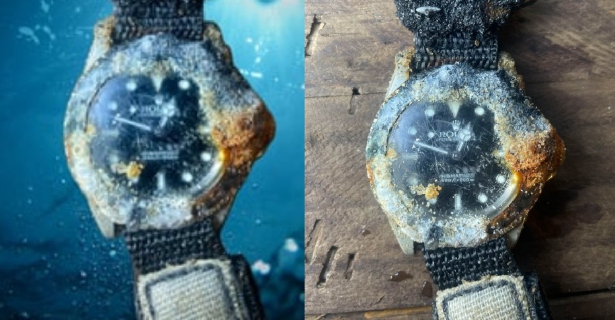 jam rolex vintaj laut pasifik