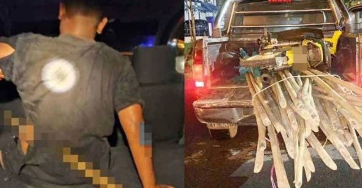 pelajar tertusuk buluh