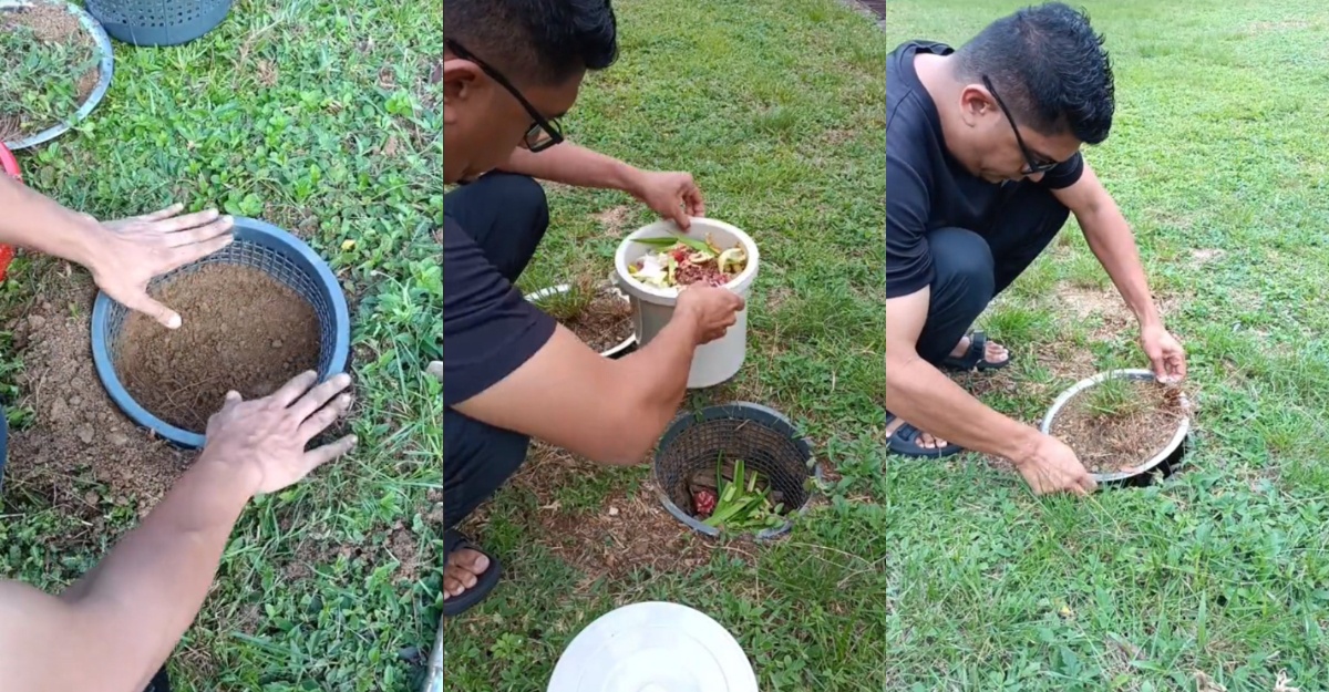 "step" buat tempat buang sisa dapur