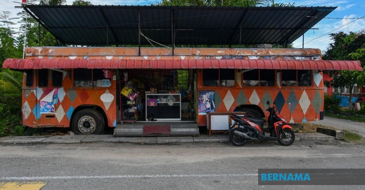 idea kreatif bas kedai runcit