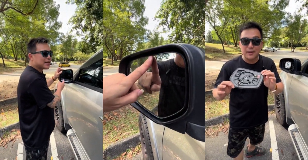 cara tukar side mirror kereta