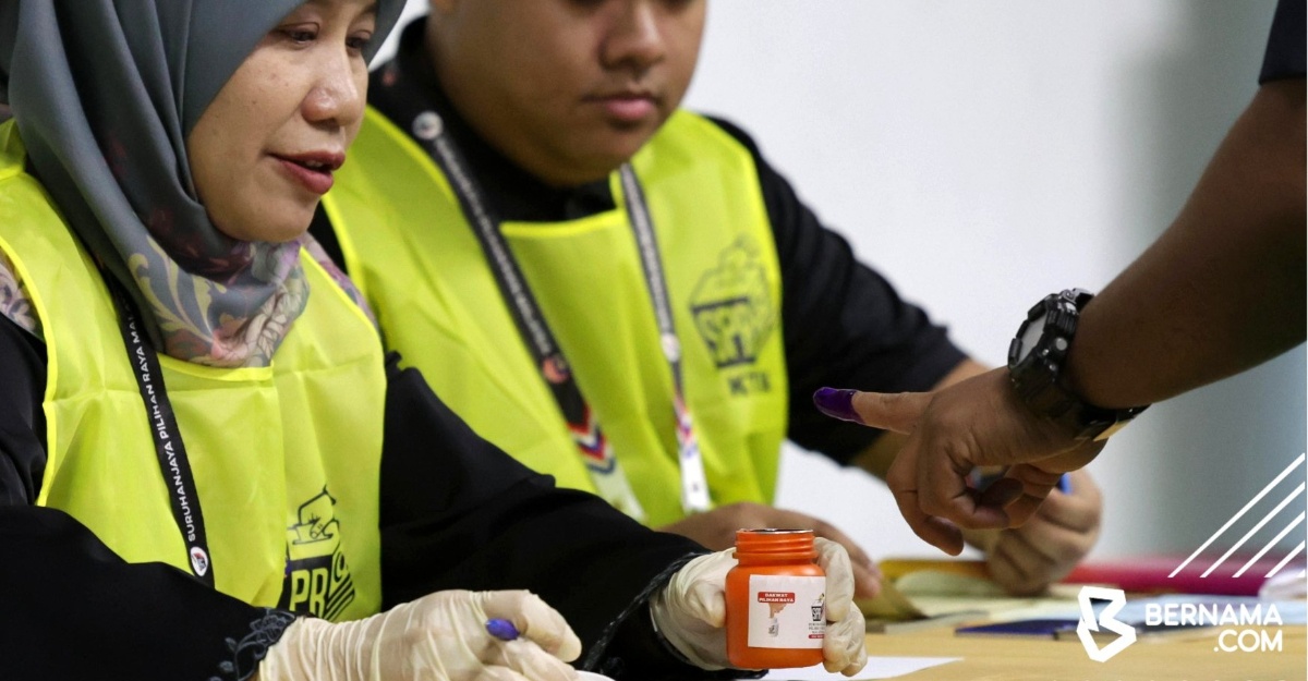 PRK Pulai: Pusat Undi Awal Balai Polis Kempas Tutup 12 Tengah Hari